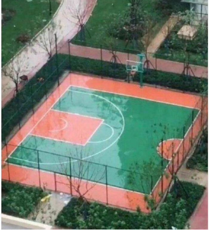 Sure Boss, I Can Make A Basketball Court
