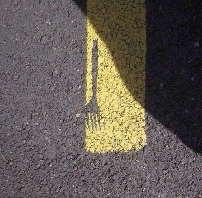 Hey Boss, Painted The Parking Lot Like You Asked!