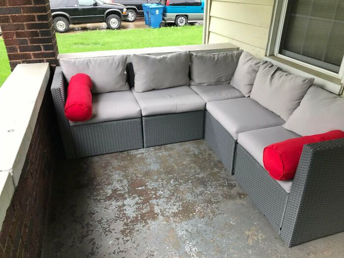 Bought This Outdoor Sofa Without Checking The Size..