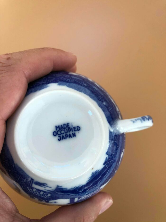 My Girlfriend’s China Was Made In Occupied Japan.