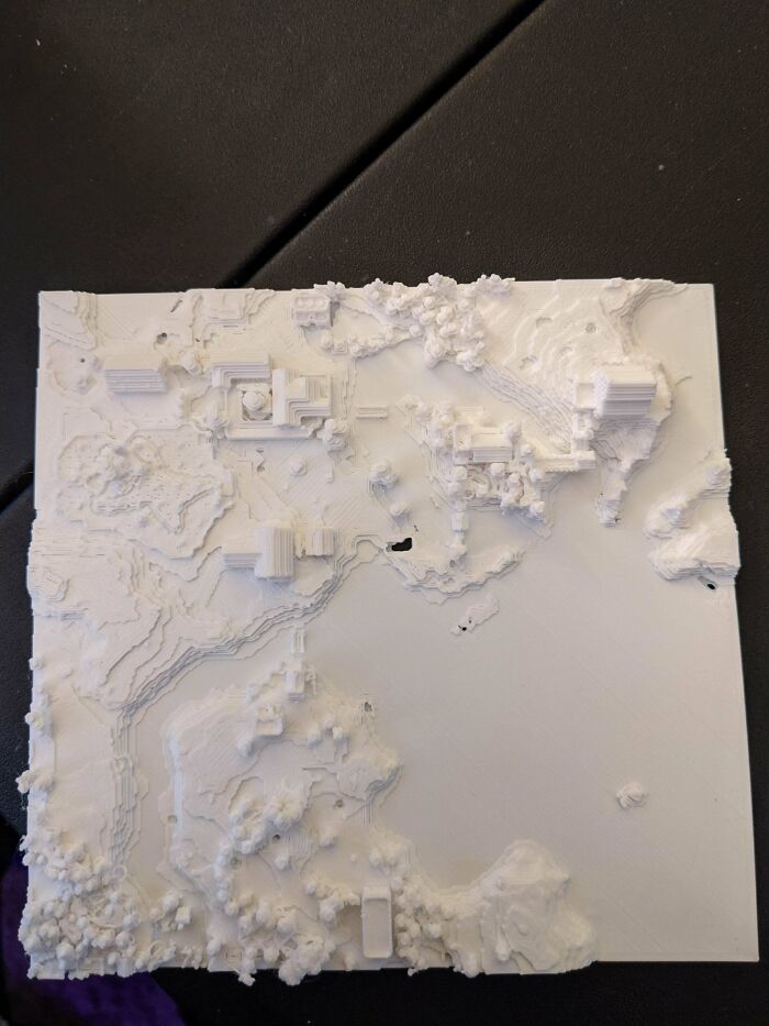 I 3D Printed My Best Friends Base From Minecraft As A Christmas Gift For Him!