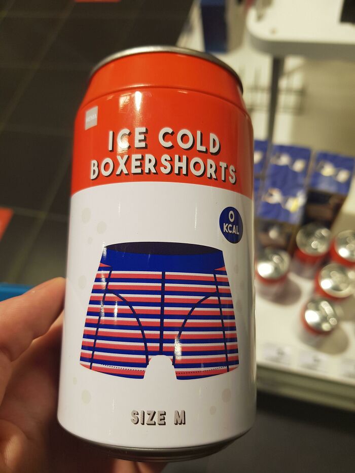 This Can Of Boxer Shorts I Found In My Local Gift Shop