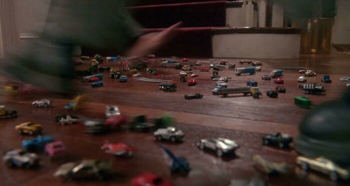 At The Beginning Of Home Alone (1990) Kevin’s Dad Tells Him To Pick Up His Micro Machines Because “Aunt Leslie Almost Broke Her Neck.” Kevin Remembers This And Includes It As A Trap For The Wet Bandits