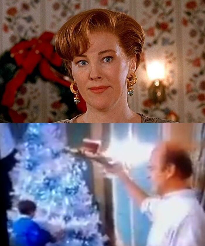 In Home Alone 2: Lost In New York, Kevin Complains To His Mom That They Won’t Have A Real Tree In Florida And She Tells Him They’ll Find A Fake Silver One. A Silver Tree Is Decorated In The First Film In Kevin’s Uncles Apartment