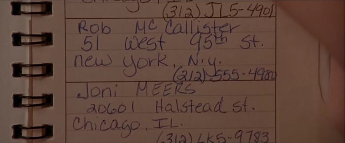 In "Home Alone 2: Lost In New York" The Family Phone Book Lists Phone Numbers That Contain Letters