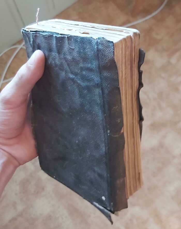 I Found A Book That Is Over 200 Years Old