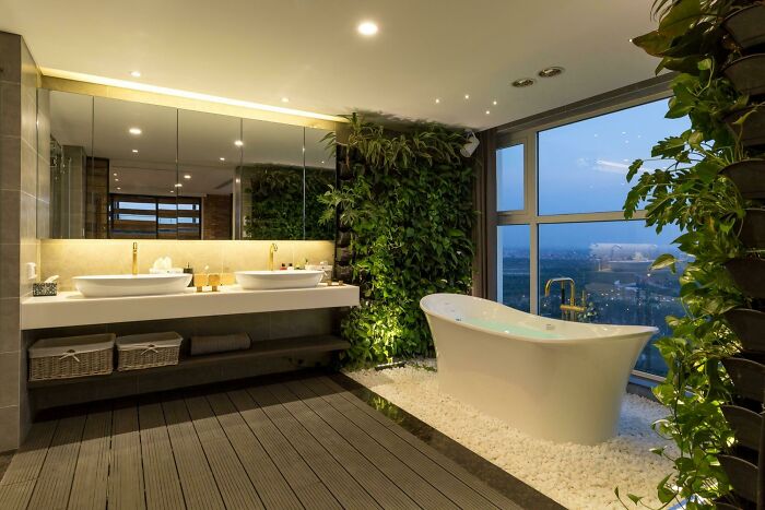 A Most Sexy And Serene Master Bathroom. Taiwan