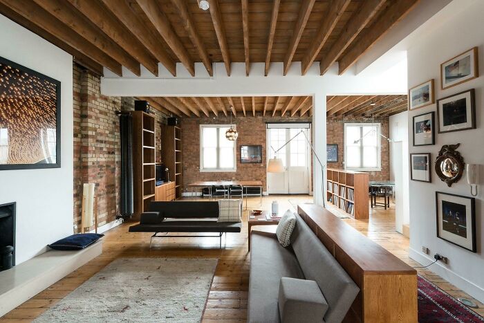 Loft In A Converted Timber Warehouse In London