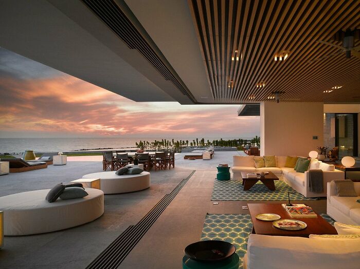 Spacious Indoor-Outdoor Living Area With An Amazing View Of The Sea In Puerto Vallarta, Jalisco, Mexico