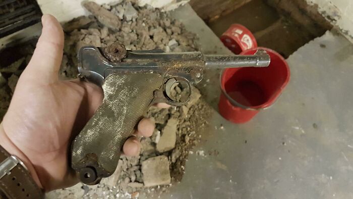 I Found A Luger While Digging Out My Basement
