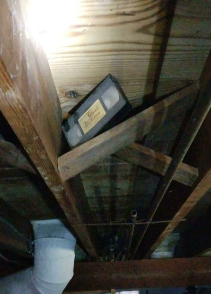 I Found Adult Film On VHS, Copyright 1985, Hidden In Basement Rafters While Repairing Plumbing