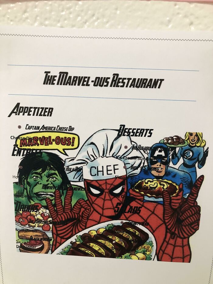 “Menu” At For Our School