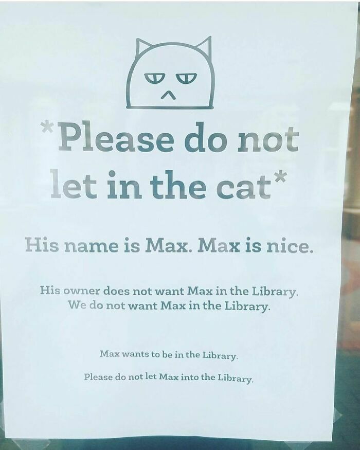 Don't Let Max Into The Library