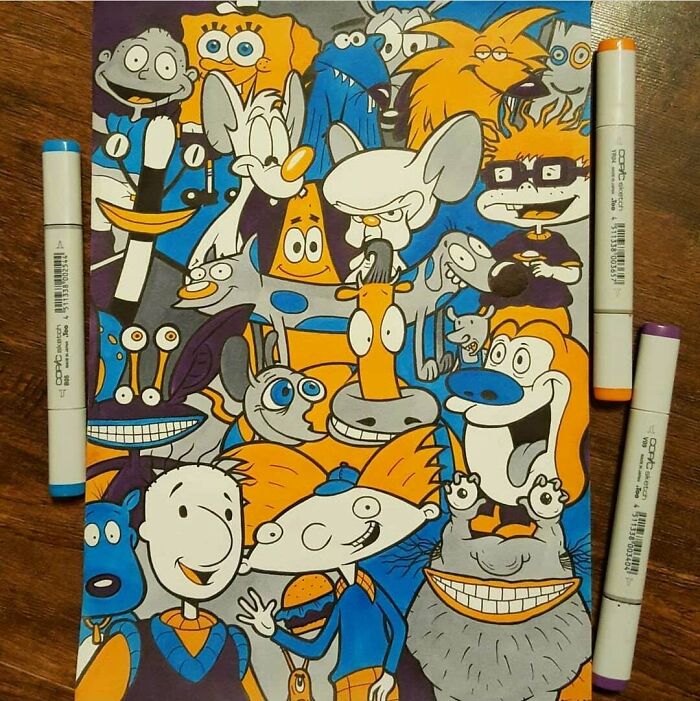 90's Animation Drawing I Made