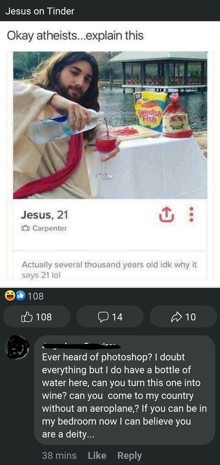 Jesus Was A Carpenter Hmm...