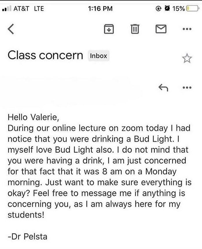Wholesome Professor