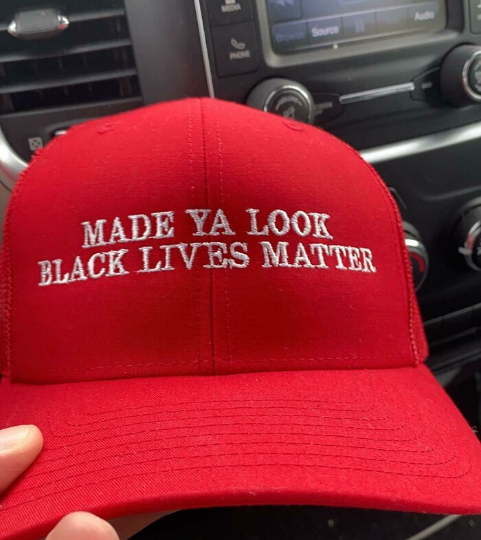 A Maga Hat But With An Actual Statement