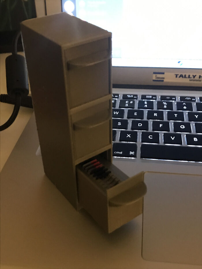 A Mini Filing Cabinet For Sd Cards