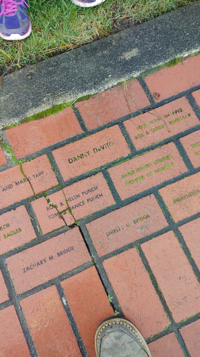 Danny Devito Bought A Brick To Support My Little Hometown's Museum.