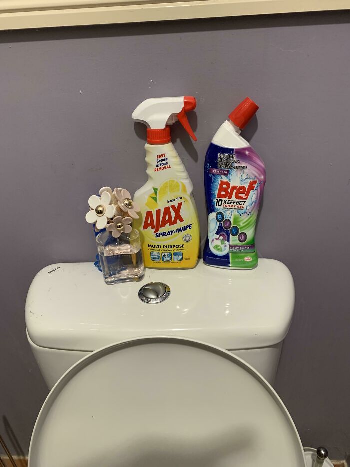 When The Perfume You Bought Your Wife For Christmas Ends Up In The Toilet As 'Air Freshener'