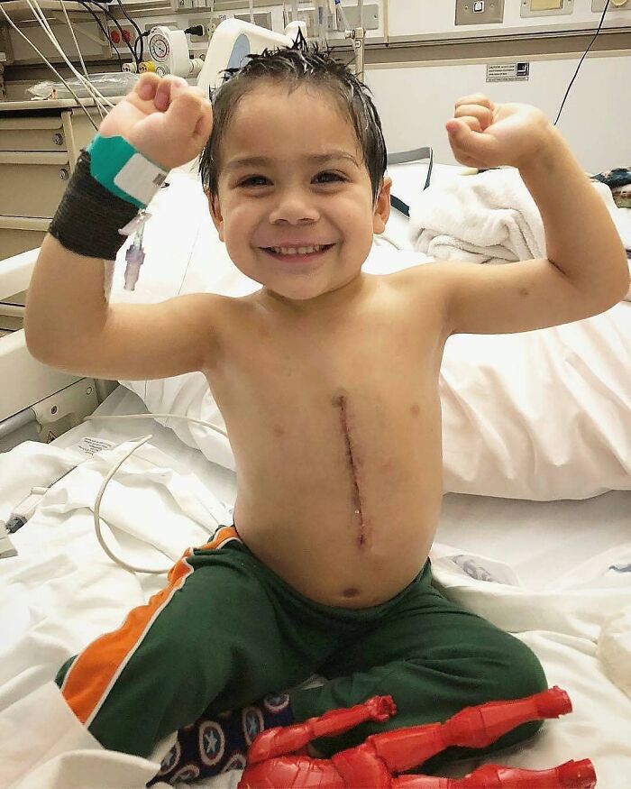 This Strong Dude, Ezra, Survived A Cardiac Arrest
