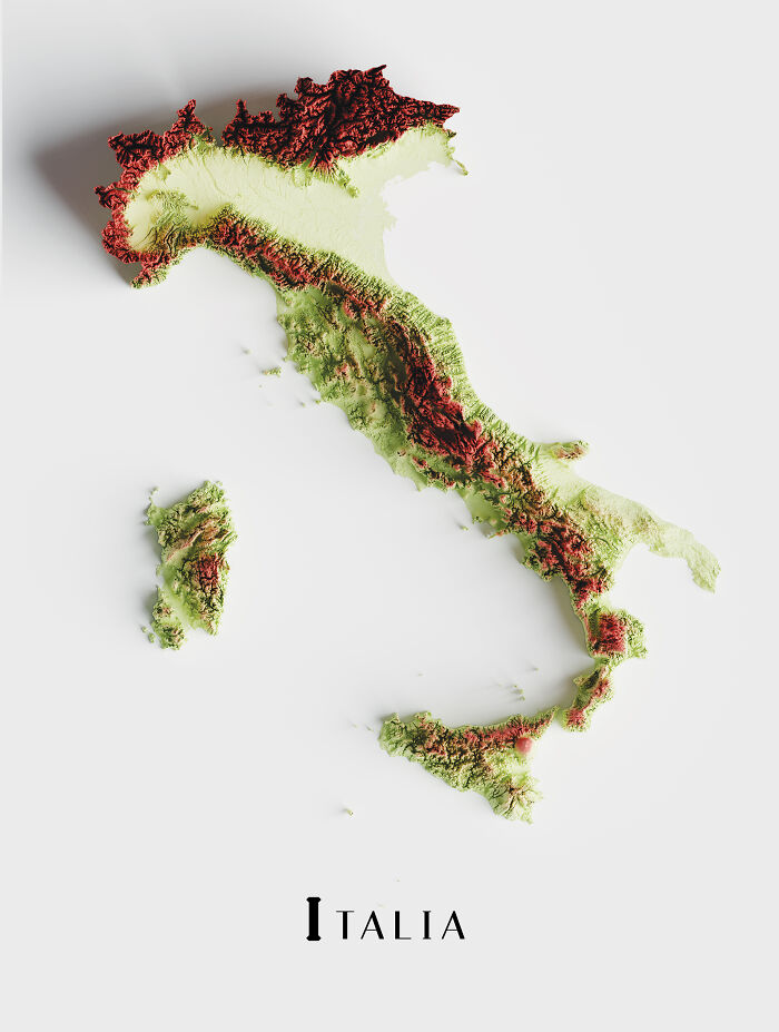 The Topography Of Italy