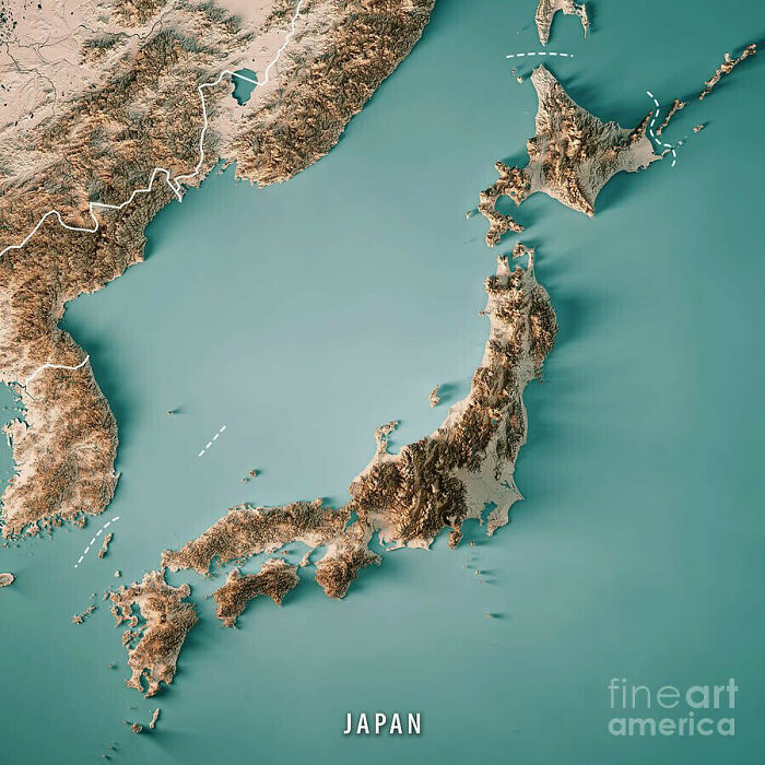 The Topography Of Japan