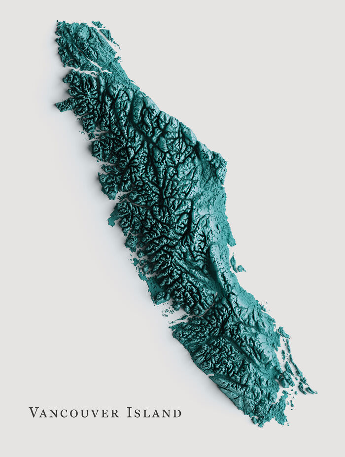 The Topography Of Vancouver Island
