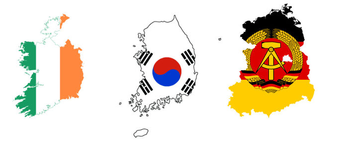 Ireland, South Korea And East Germany All Have Quite A Similar Shape