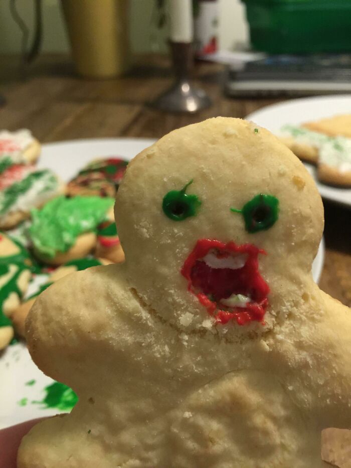 The Most Terrifying Christmas Cookie That I Accidentally Made