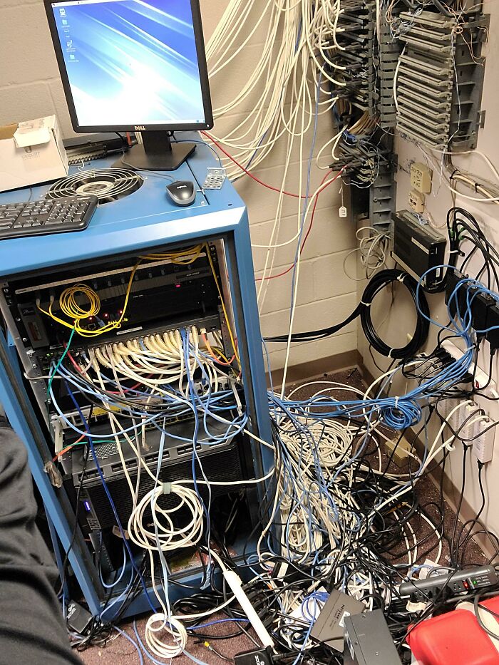 Go Check The Switch Closet. We Think Something Might Have Gotten Unplugged Somewhere