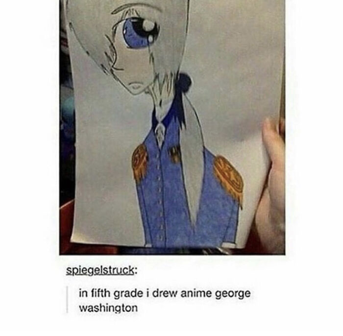 Anime George Washington