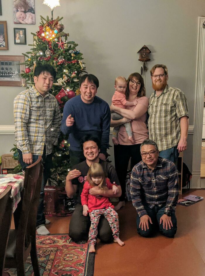 I Work For A Japanese Company. I Invited Some Of The Japanese Expat Engineers Over For Christmas With My Family. We Had A Blast