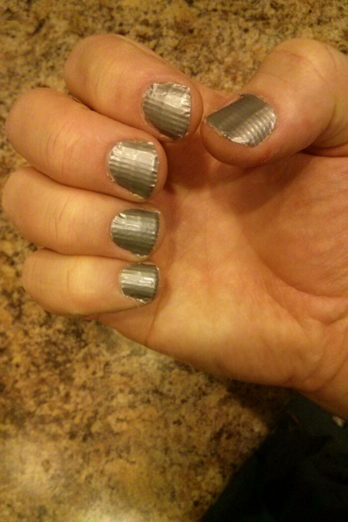 Daughter Wanted To Do My Nails, I Told Her I Would Do My Nails Like A Man