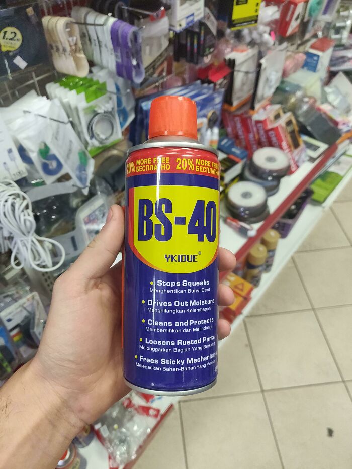 Was Looking For Some Wd-40 But I Guess This Will Have To Do