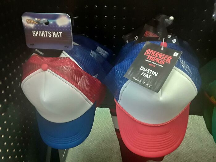 The Halloween Store I Went To Sold Both Legit And Knock Off Dustin Hats.