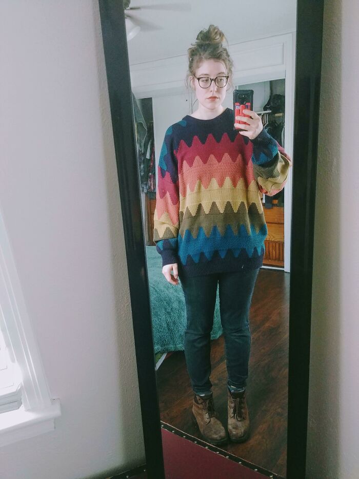 I Have A Small Obsession For Thrifting Sweaters. Here's My Newest Favorite