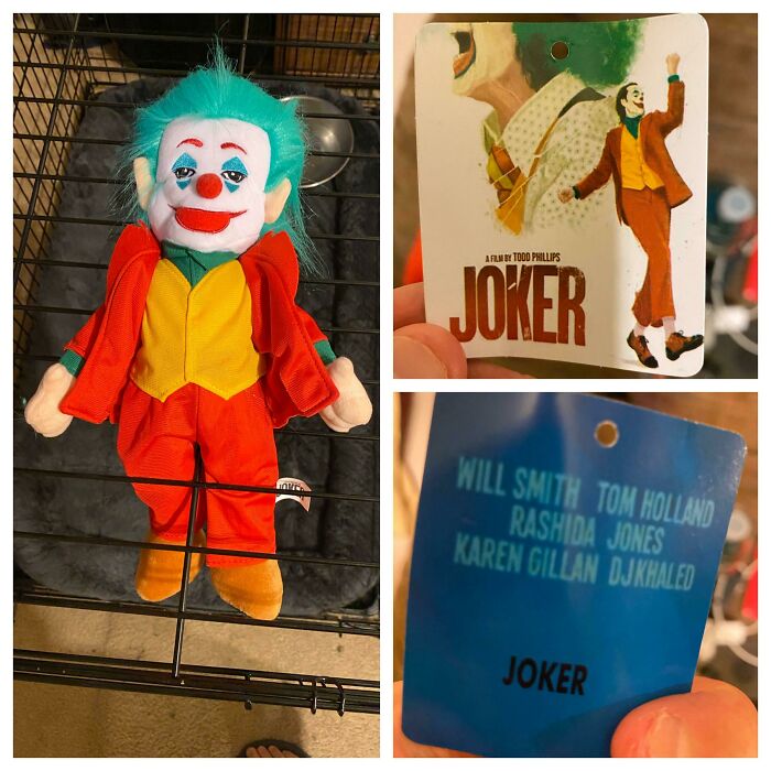 Cute Little Joker Stuffed Toy, With One Amazing Brand Tag!