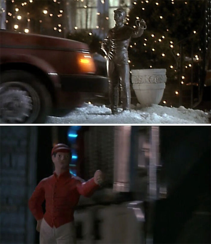 Home Alone (1990) And Adventures In Babysitting (1987) Have A Lawn Jockey Getting Hit By A Car/Truck, Both Are Chris Columbus Directed Movies