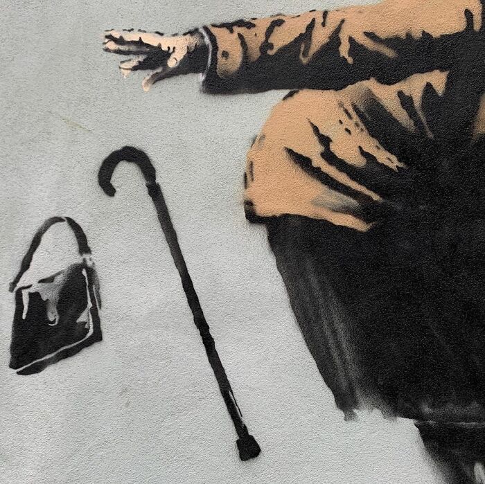 Banksy Ends 2020 With A COVID-19 Message In Bristol, England