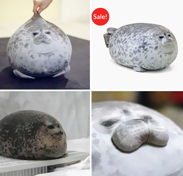 Blob Seal Pillow