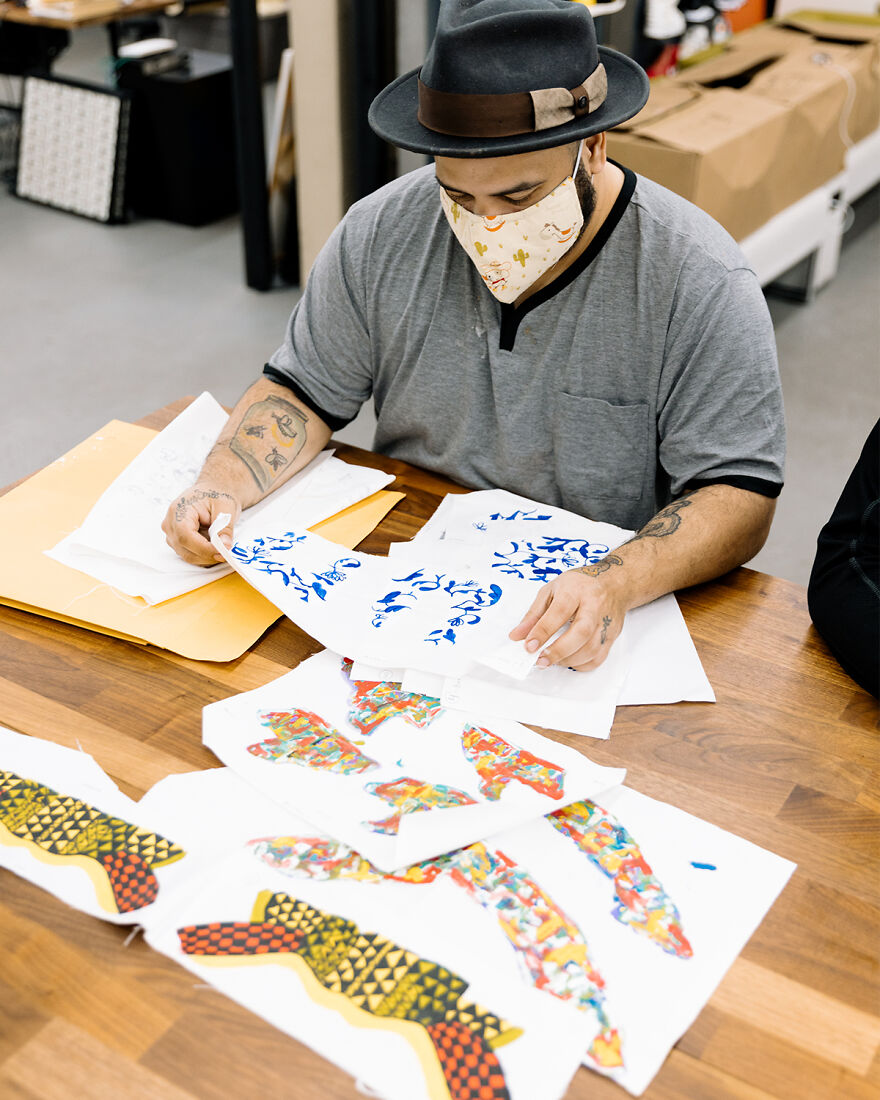 Artist Roberto Lugo Creates 2 Sneaker Masterpieces