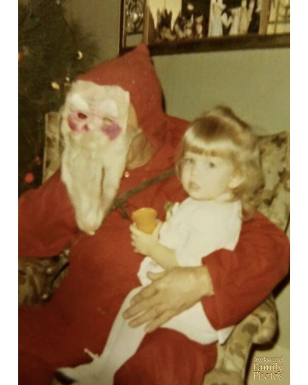 This Was 1969 Or 1970. I Think The Masked Santa Was My Great Uncle Louie. He Liked His Beer. I Don’t Have An Explanation For Why My Parents Thought This Was Okay