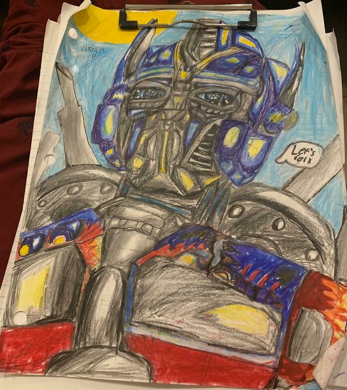 My 11-Year-Old Drew This; Hope You Guys Like It!