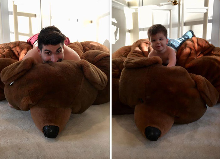 Mom Makes Fun Of Her Model Brother By Having Her Toddler Recreate His Poses, And Result Is Hilariously Adorable (45 New Pics)