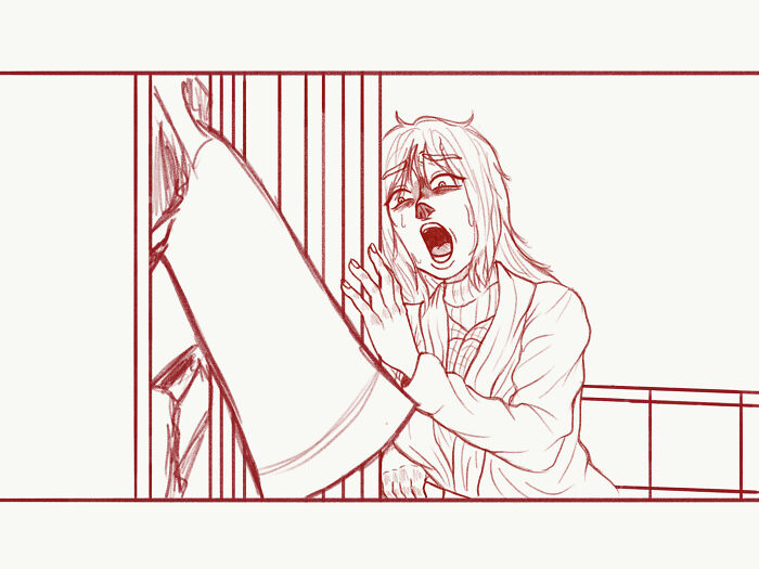 I Made A Sketch Of That One Iconic Scene From The Shining