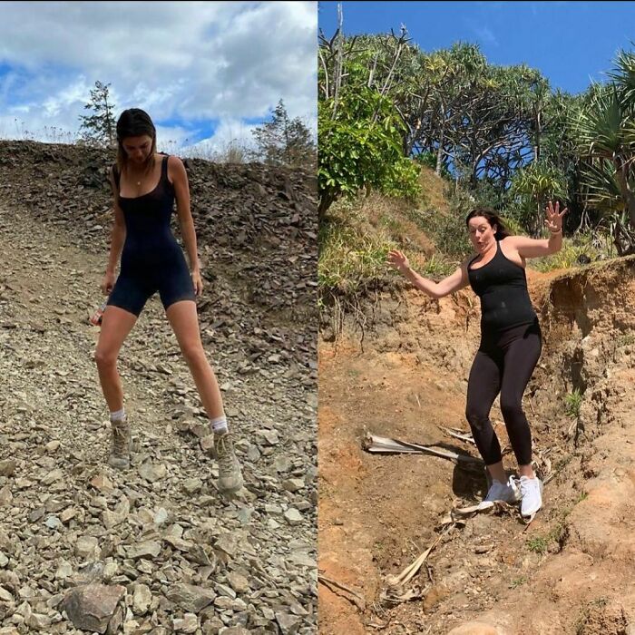 Self Care Tip- It’s Important To Get Outside And Take Photos Of Yourself Falling Down A Hill/Hiking.
#celestechallengeaccepted
#celestebarber
#funny
#kendalljenner