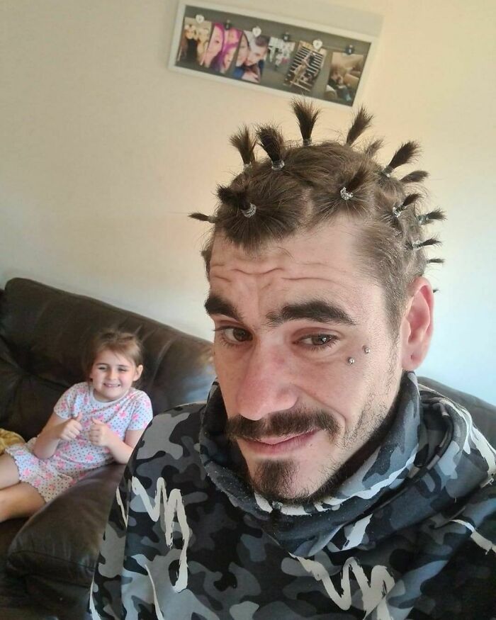 My Step Daughter Was Asking To 'Do My Hair'. Regretting It A Bit Now