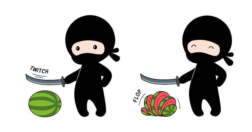 Canadian Ninjas Are Incredibly Fast. They Slice That Bread Without Even Takin It Out Of The Package Right Before You Pick It Up From A Store Shelf. But Have You Ever Seen Them Doing It?