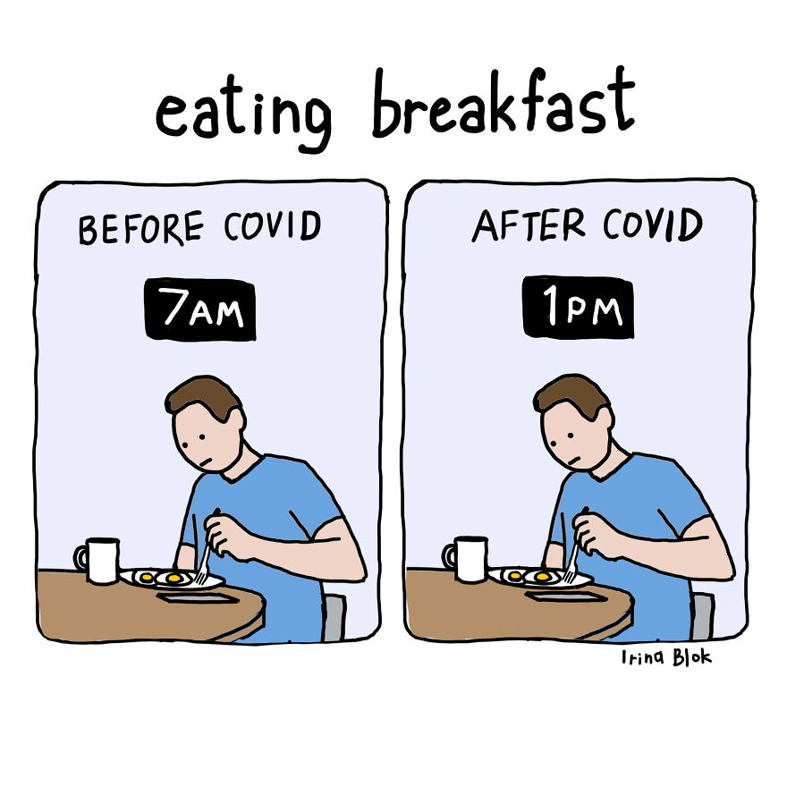 Eating Breakfast